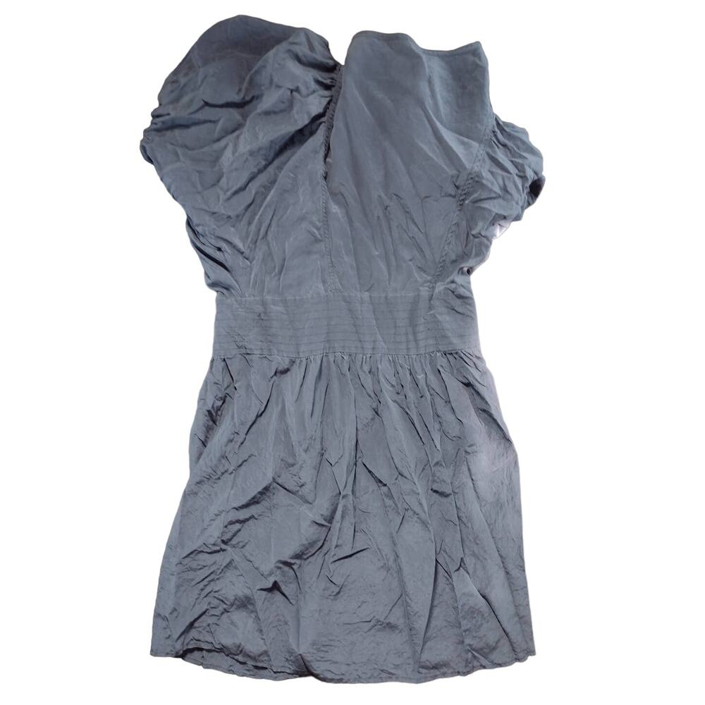 Lux Women's Silk Puff Sleeve Dress Size Small - Picture 2 of 2